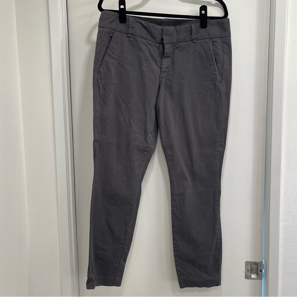 J. Crew Andie ankle pants gray size 10